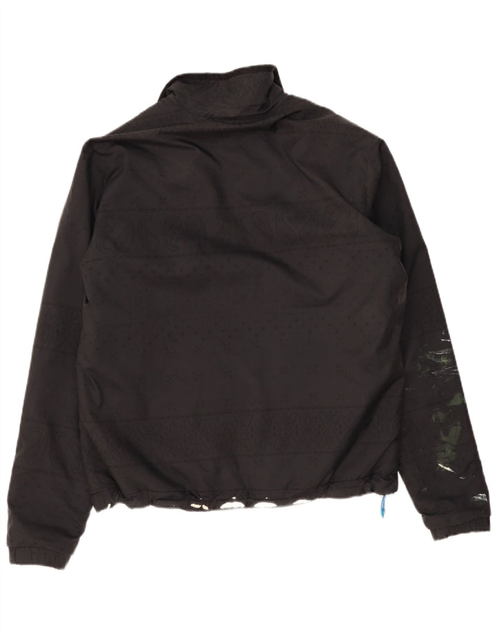 Ανδρικό αναστρέψιμο μπουφάν Adidas UK 38 Medium Black Polyester