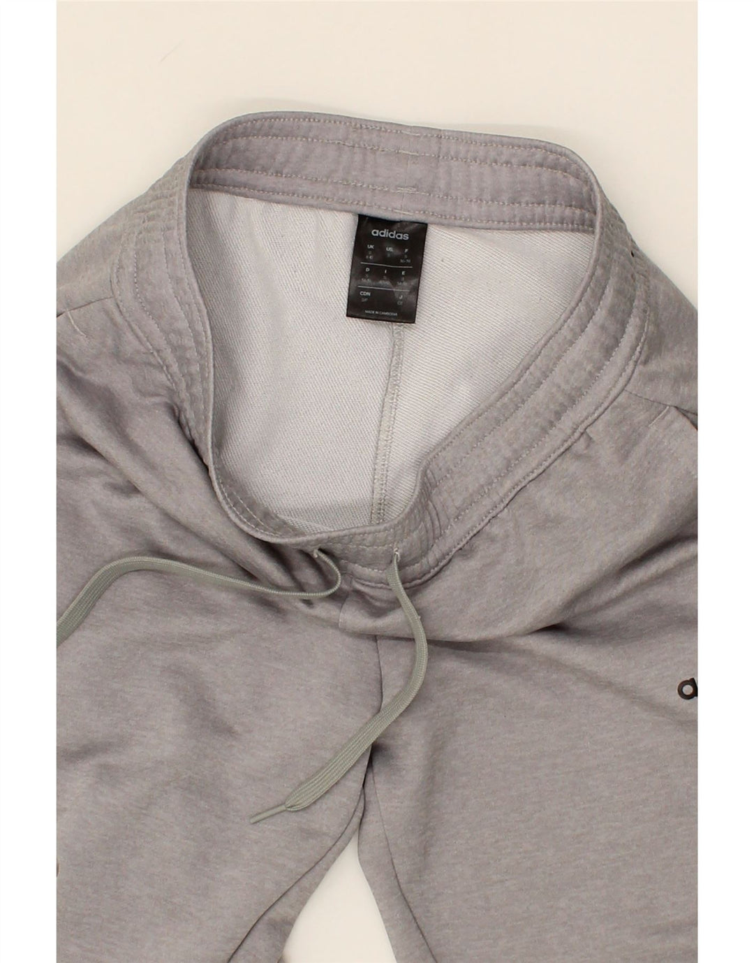 ADIDAS Womens Tracksuit Trousers Joggers UK 8/10 Small Grey Polyester Vintage Adidas and Second-Hand Adidas from Messina Hembry 