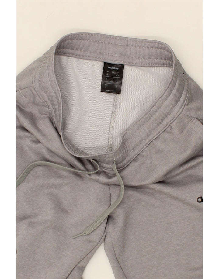ADIDAS Womens Tracksuit Trousers Joggers UK 8/10 Small Grey Polyester Vintage Adidas and Second-Hand Adidas from Messina Hembry 