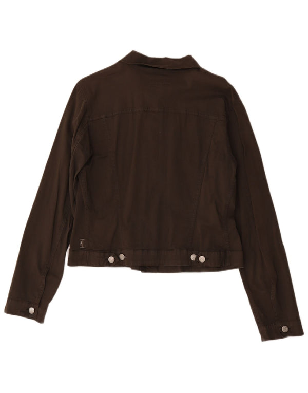 Les Copains Γυναικείο Bomber Jacket IT 46 Large Brown Βαμβακερό