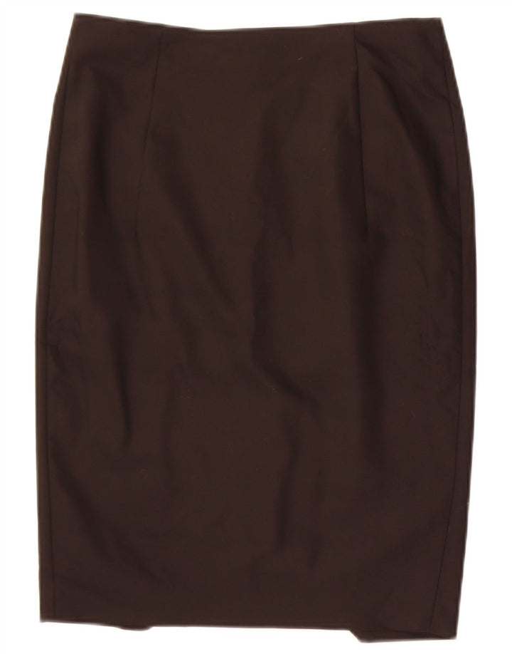 Zara Γυναικεία Pencil Φούστα Medium W28 Μαύρο Πολυεστέρας