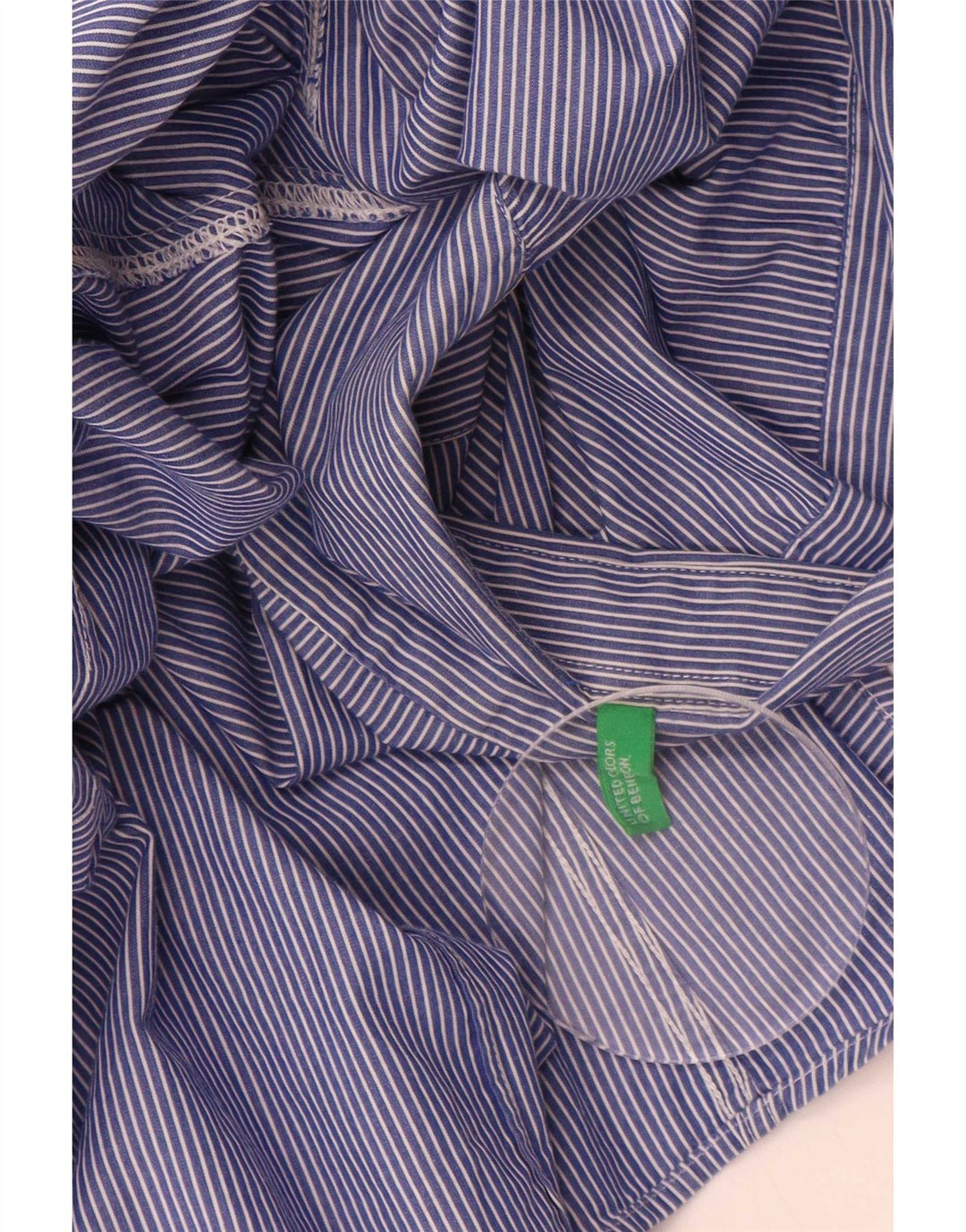 Ανδρικό πουκάμισο Benetton με μεσαίο μπλε pinstripe