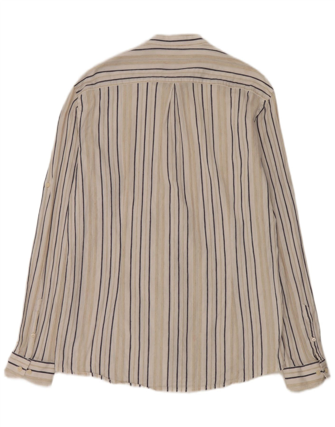 Ανδρικό πουκάμισο Carrera με κανονική εφαρμογή, μεγάλο λευκό ριγέ λινό