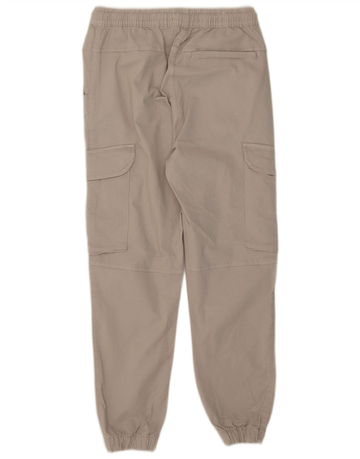 Zara Ανδρικό παντελόνι Joggers Cargo Small W30 L26 Beige