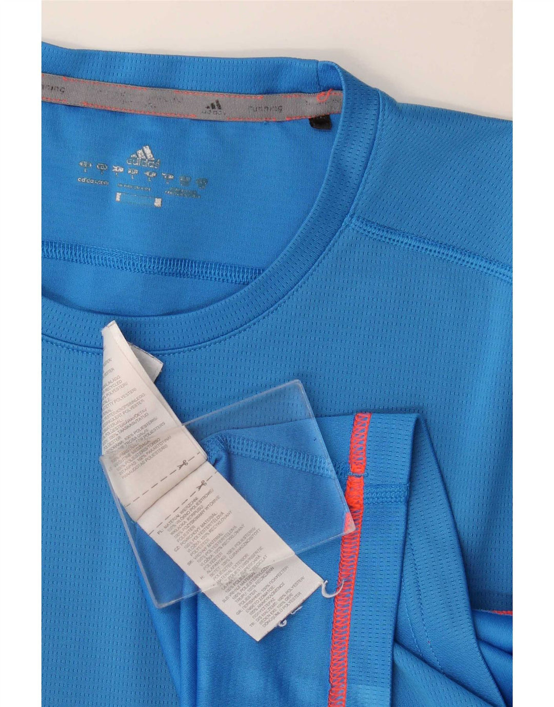 Ανδρικό T-Shirt Adidas Top Large Blue Polyester