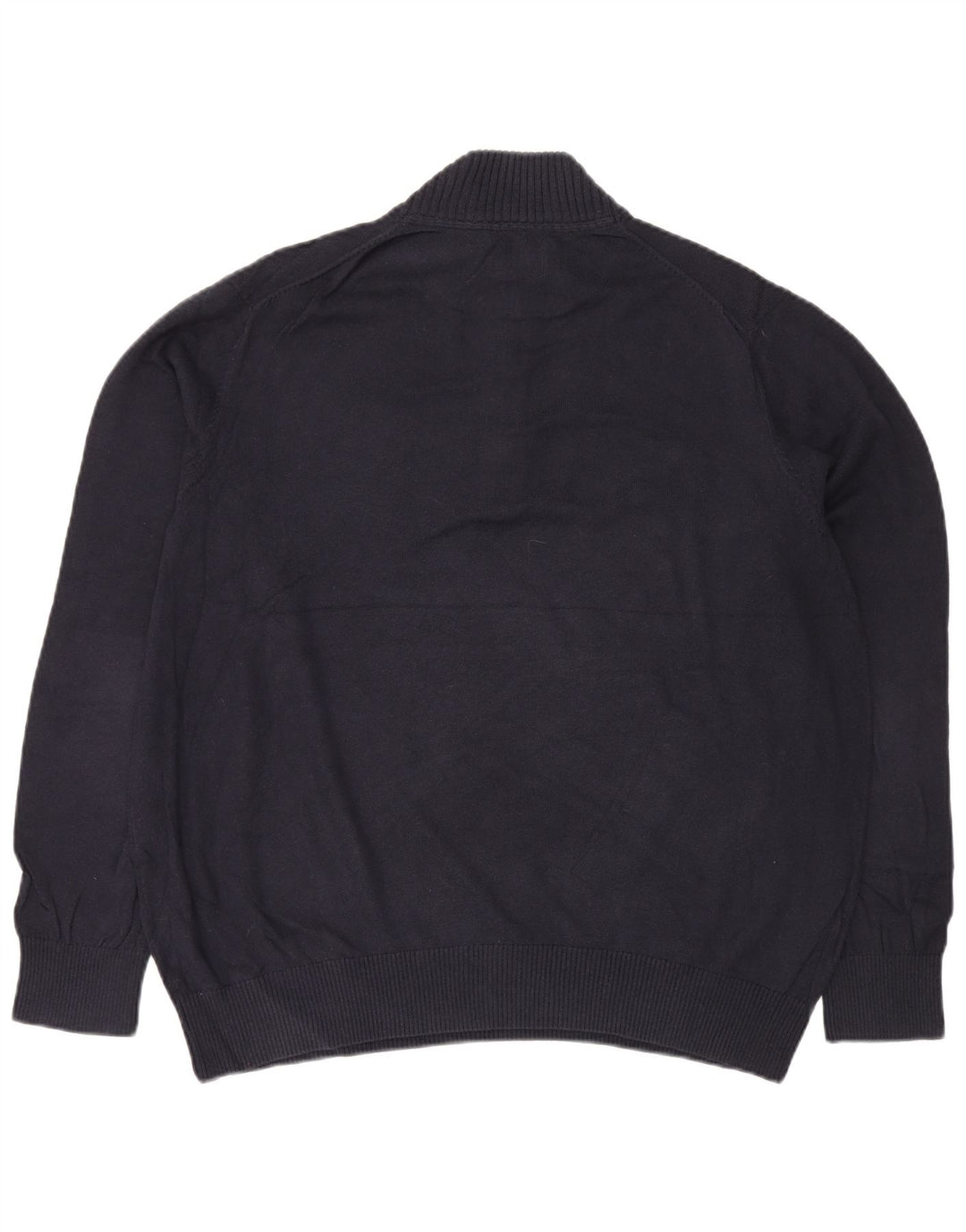 EDDIE BAUER Ανδρικό πουλόβερ με φερμουάρ XL Μπλε βαμβακερό