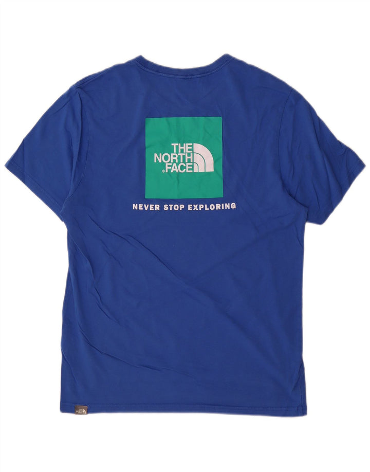 Ανδρικό γραφικό T-Shirt North Face Top από μεσαίο μπλε βαμβακερό