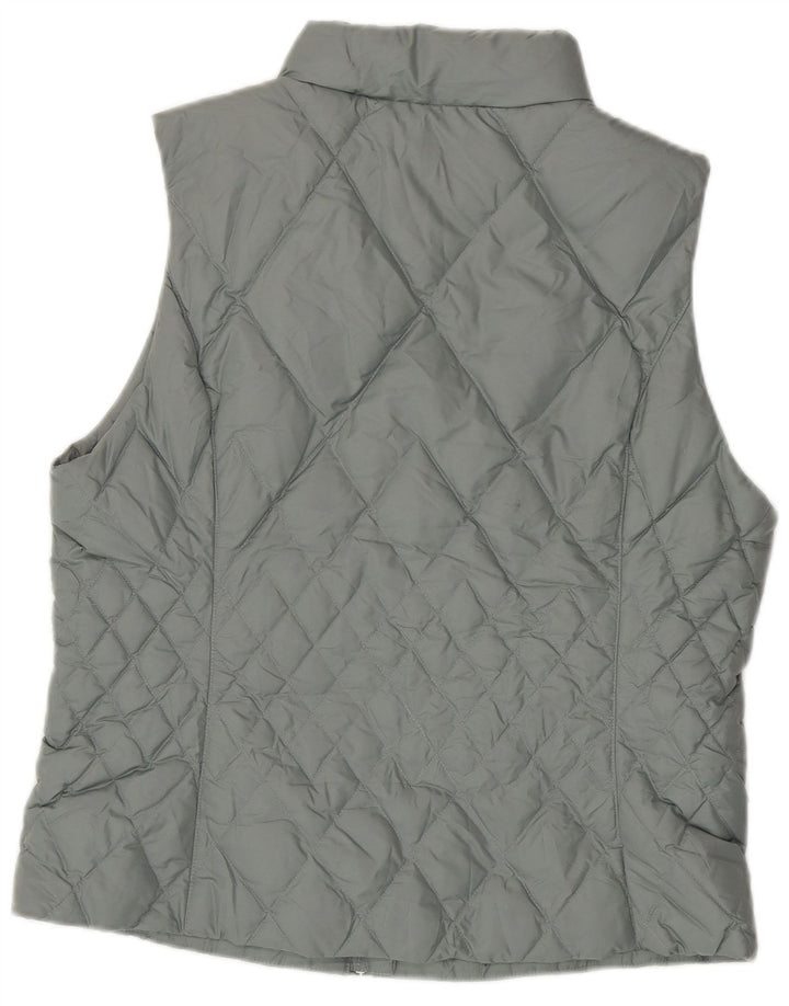 Eddie Bauer Γυναικεία padded Gilet UK 16 Large Blue Polyester