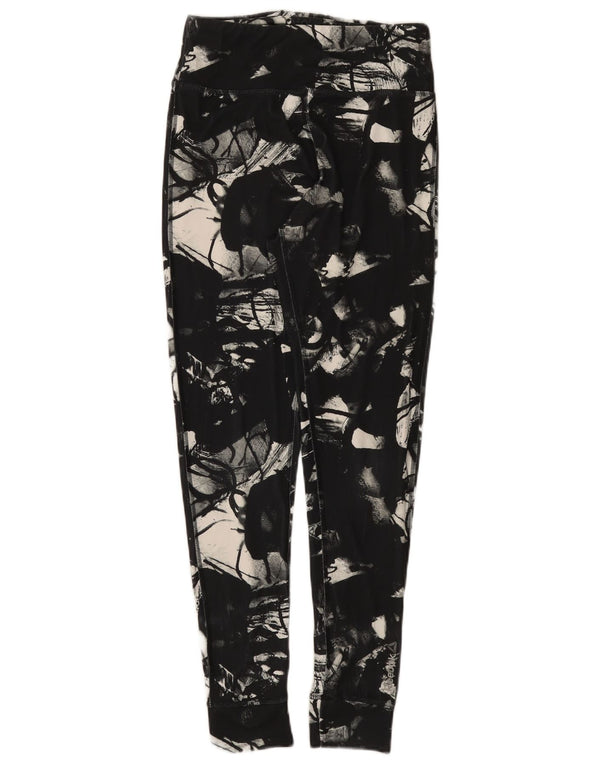 Reebok γυναικεία φόρμα παντελόνια Joggers UK 8/10 Small Black Camouflage
