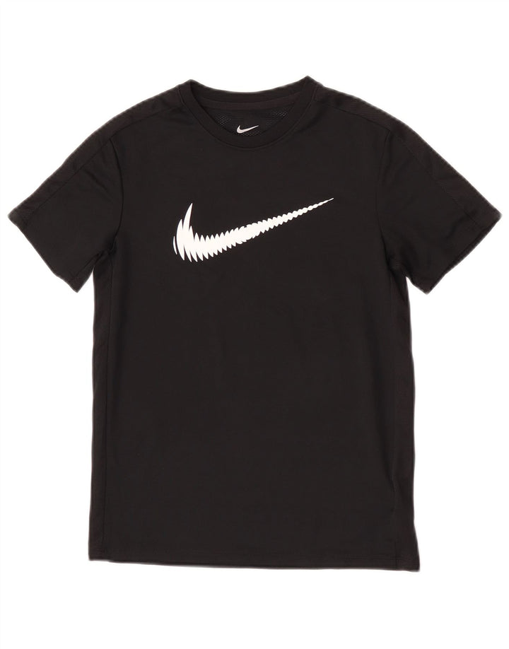 Μπλουζάκι Nike Boys Dri Fit Graphic T-shirt 10-11 ετών από μεσαίο μαύρο πολυεστέρα