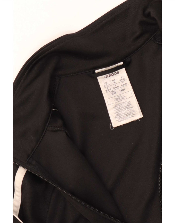 Γυναικεία αθλητική φόρμα Adidas Top Jacket UK 12/14 Medium Black Polyester