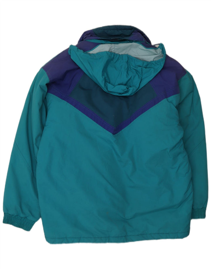 Brugi Ανδρικό μπουφάν σκι με κουκούλα UK 40 Large Blue Colourblock