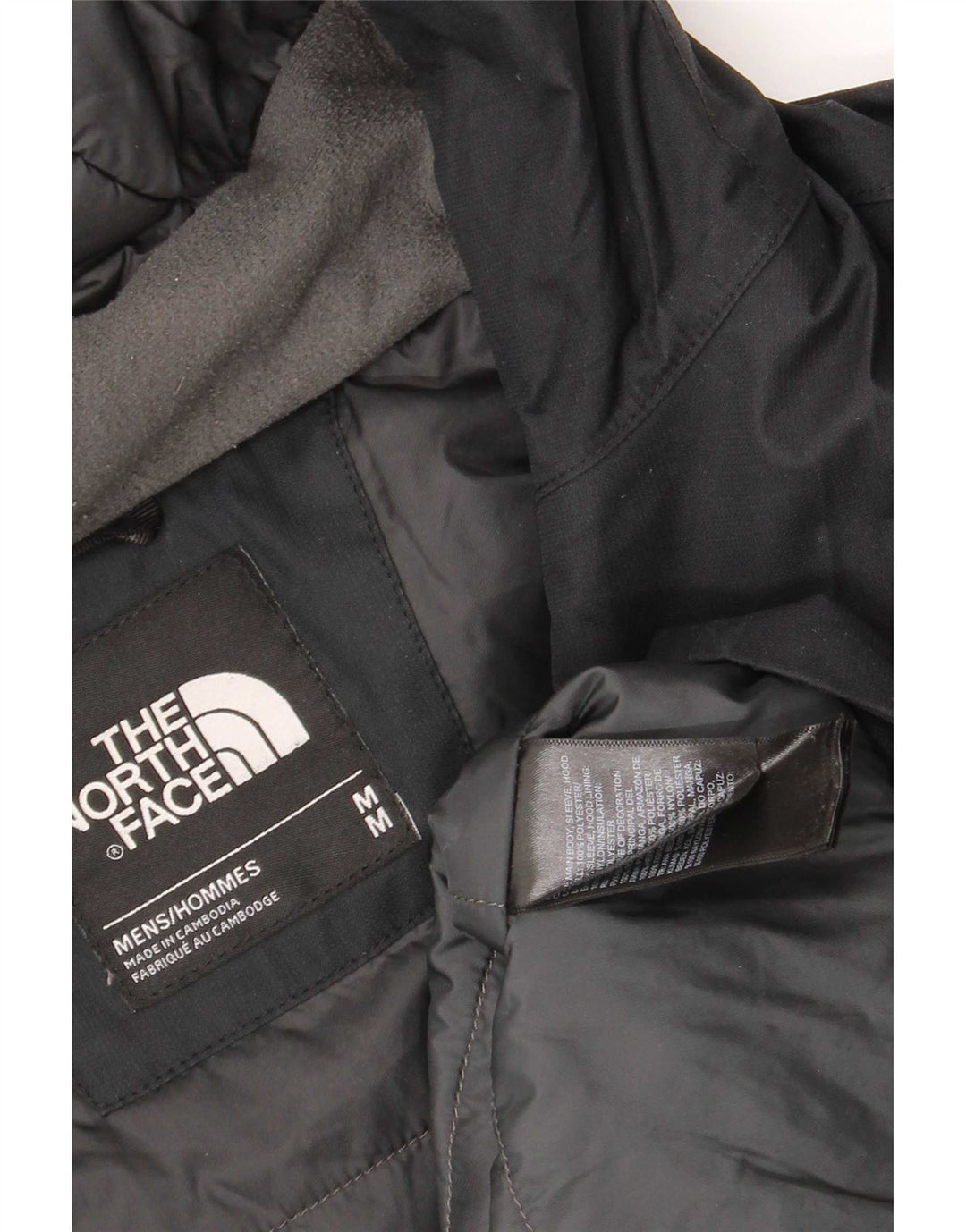 Ανδρικό μπουφάν με κουκούλα North Face Windbreaker UK 38 Medium Black Polyester