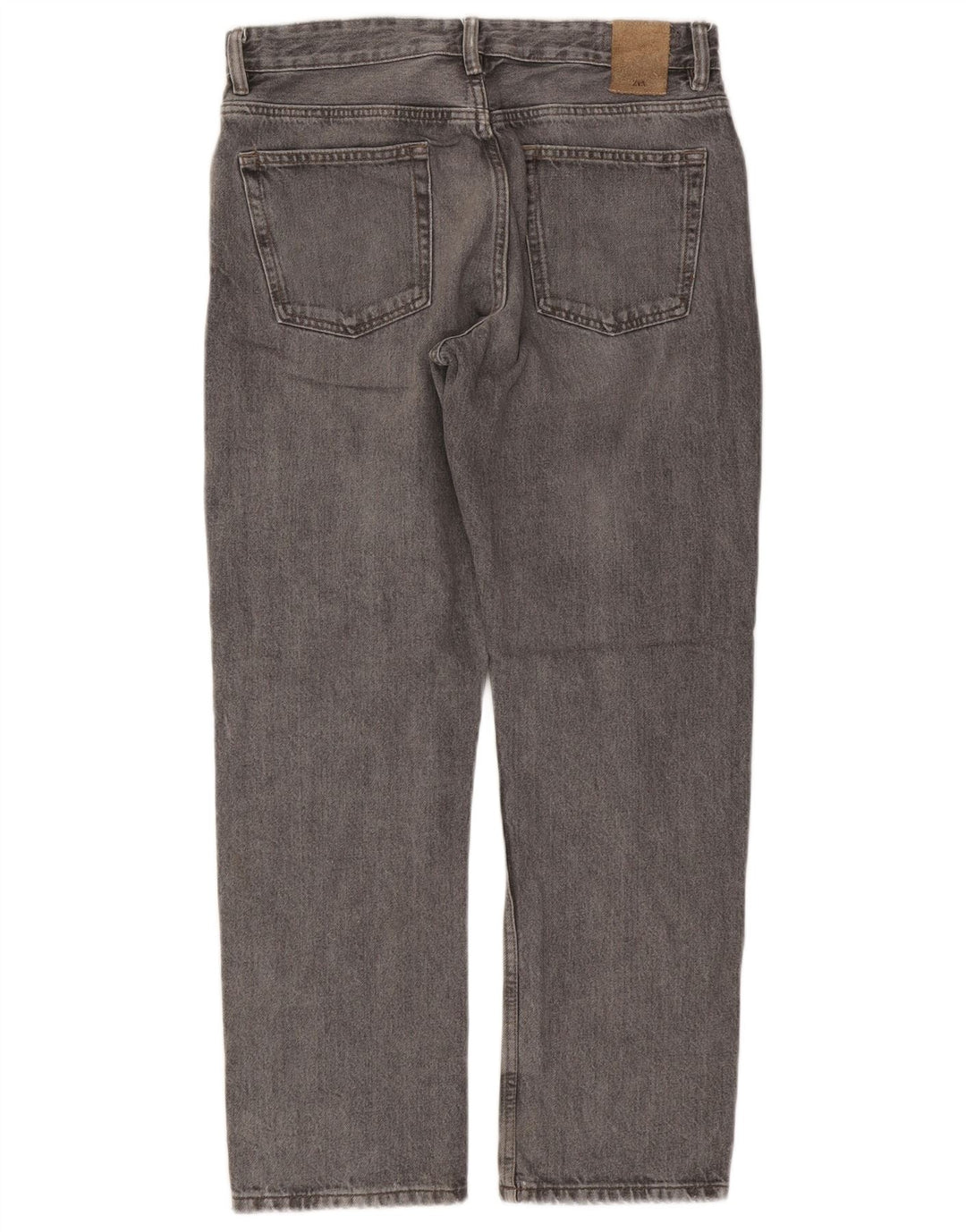 ZARA Ανδρικό τζιν ίσιο EU 42 Large W32 L29 Γκρι