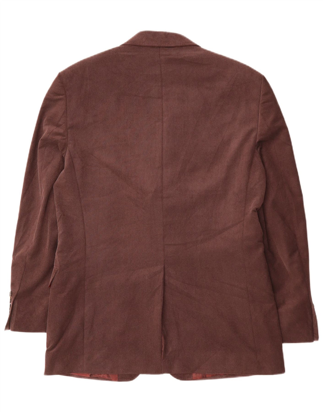 MARKS & SPENCER Mens 2 Button Corduroy Blazer Jacket UK 38 Medium Burgundy