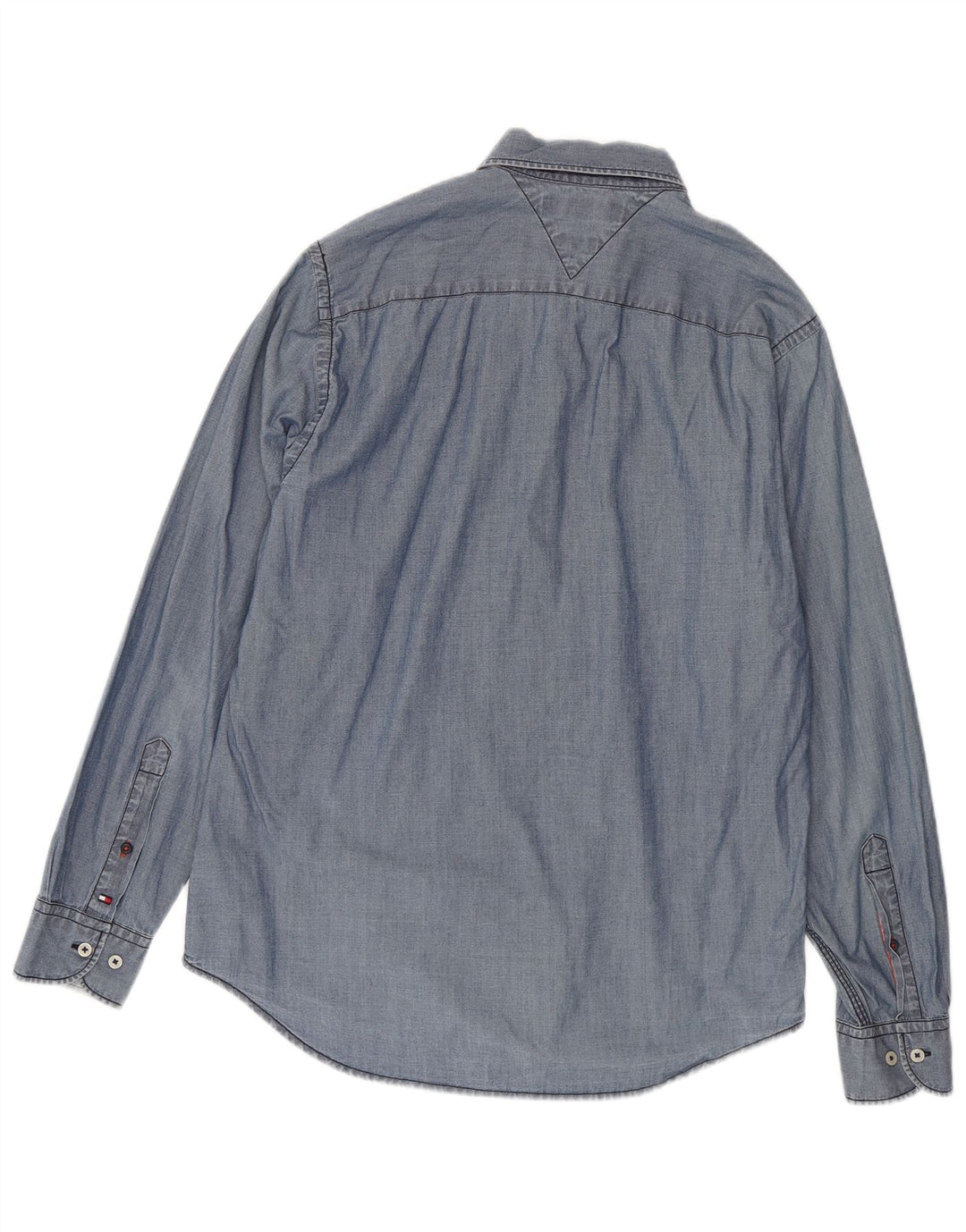 TOMMY HILFIGER Ανδρικό πουκάμισο New York Fit Medium Blue Cotton