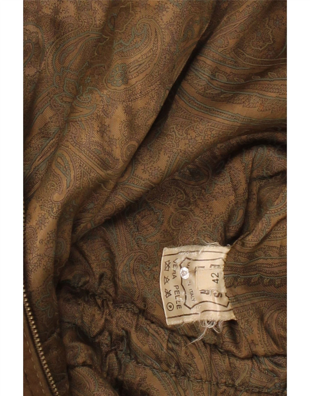 VINTAGE Womens Hooded Suede Parka Jacket EU 42 Large Brown Leather Vintage Vintage and Second-Hand Vintage from Messina Hembry 