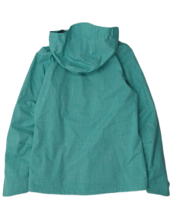 O'Neill Ανδρικό μπουφάν βροχής με κουκούλα UK 36 Small Turquoise Polyester