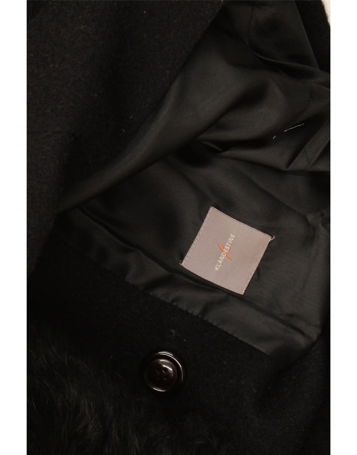 Vintage γυναικείο σακάκι 1 κουμπιού Blazer UK 14 Medium Black