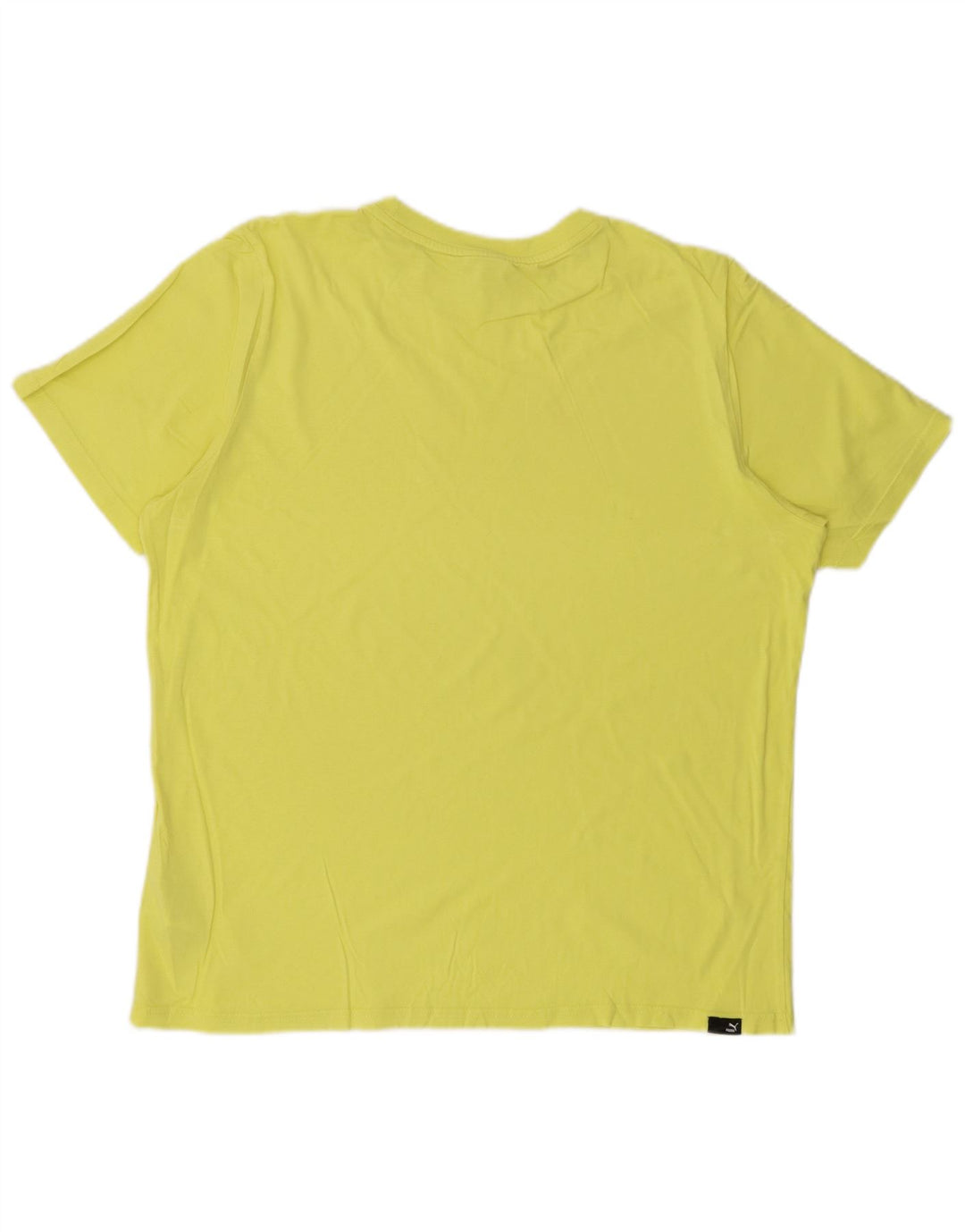 Ανδρικό γραφικό μπλουζάκι PUMA Top Large Yellow