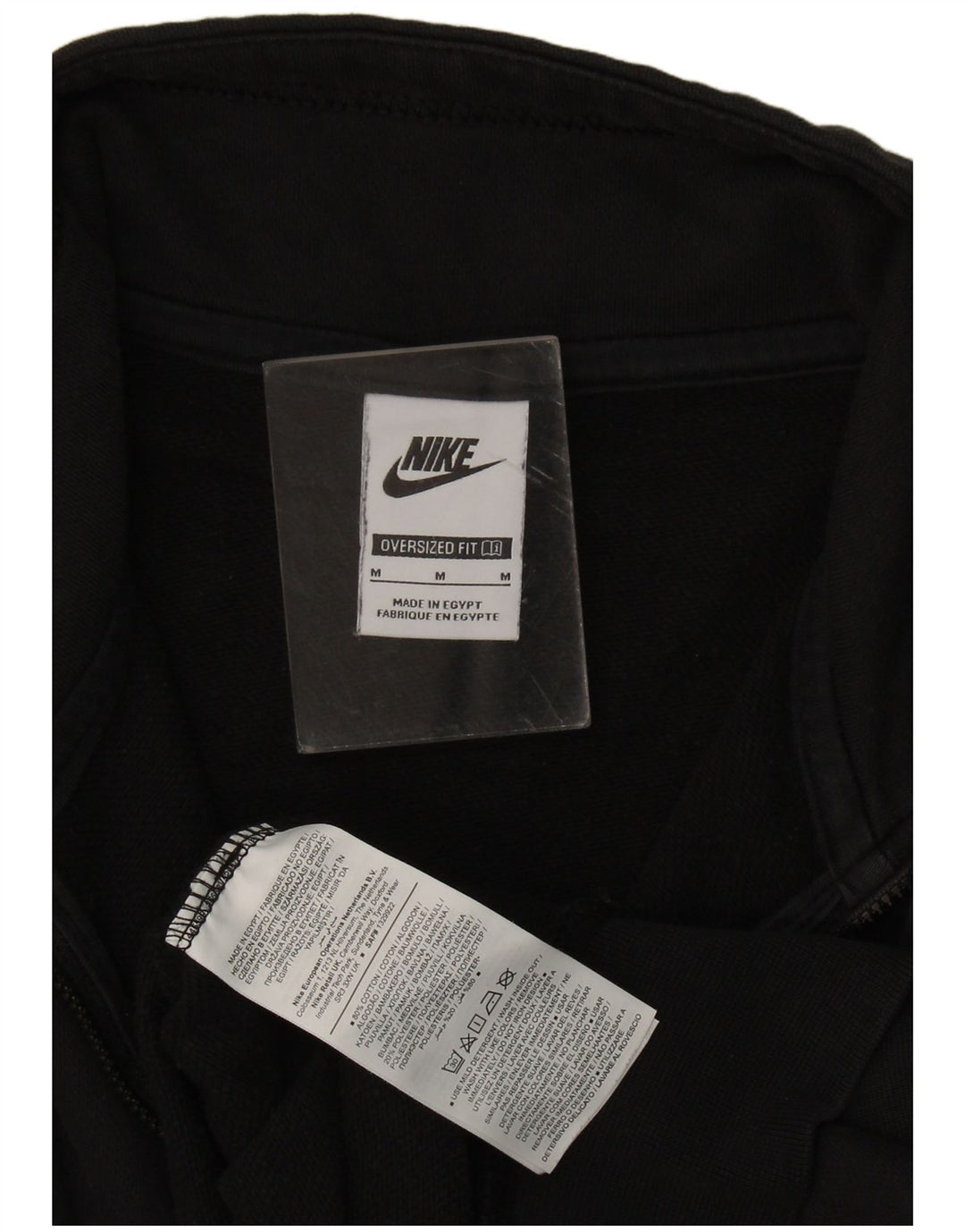 Γυναικείο φούτερ με γραφικό φερμουάρ Nike Jumper UK 14 Μεσαίο μαύρο