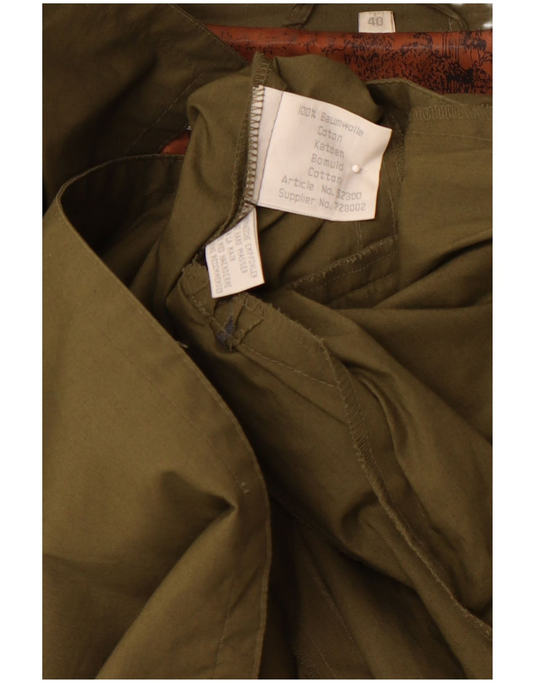 Γυναικεία καμπαρντίνα VINTAGE EU 40 Medium Khaki Cotton