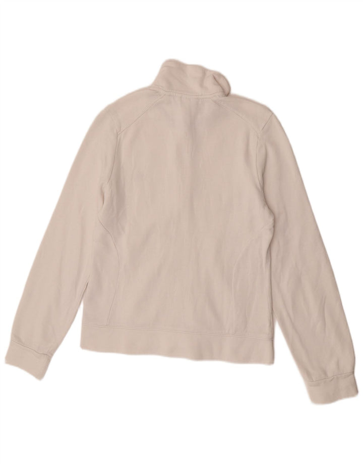 Γυναικεία αθλητική φόρμα Adidas Top Jacket UK 12 μεσαίο λευκό βαμβακερό