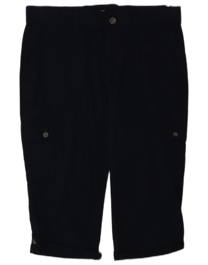 Lee Γυναικείο παντελόνι Cargo Capri US 16 2XL W38 L19 Navy Blue Cotton