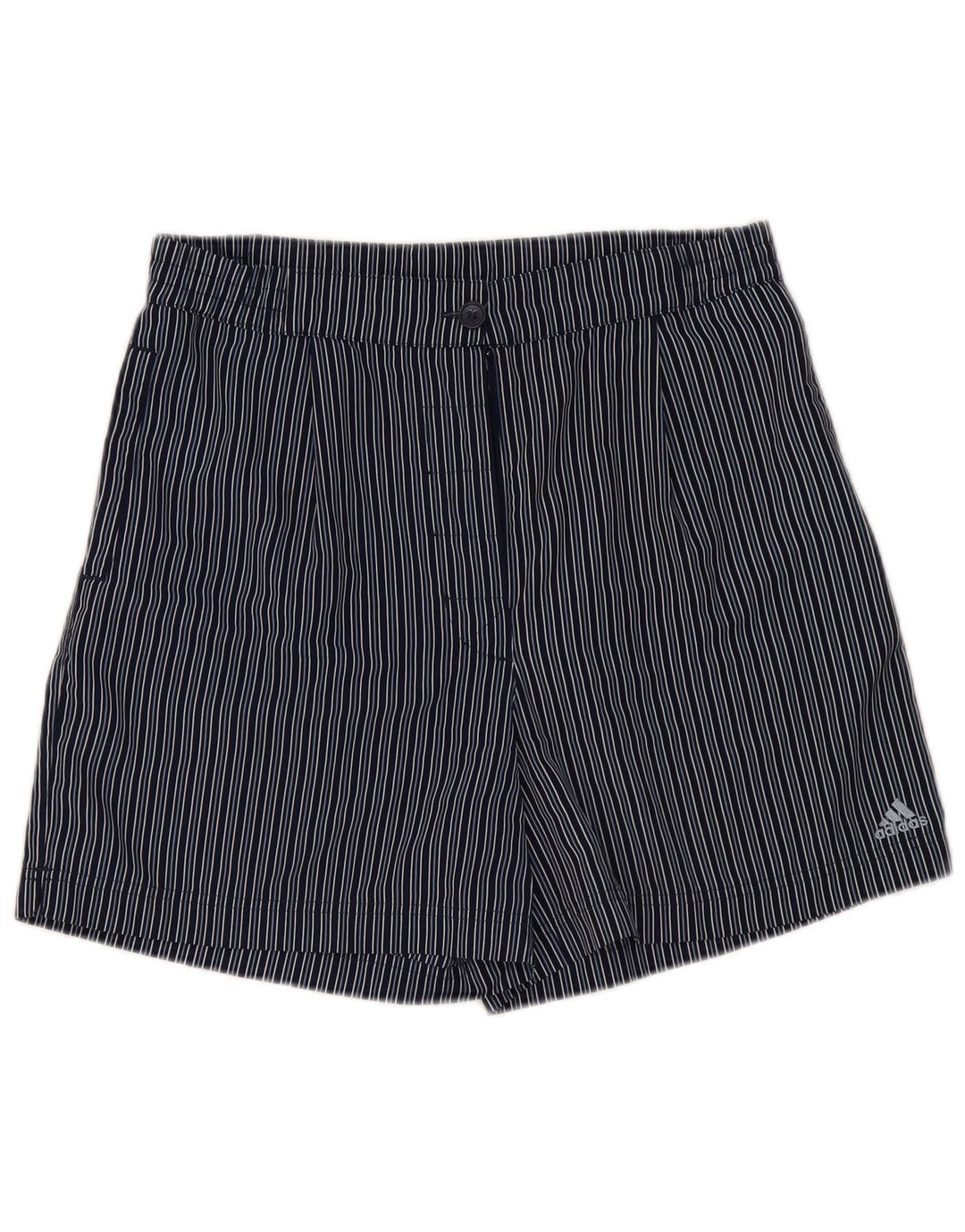 Γυναικείο σορτς Chino ADIDAS UK 16 Large W32 Navy Blue ριγέ πολυεστέρας