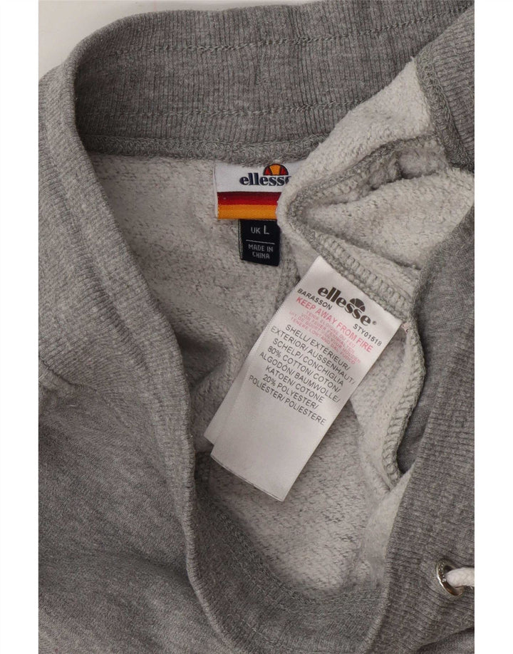 Ανδρική φόρμα Ellesse Παντελόνι Joggers Μεγάλο Γκρι Βαμβακερό
