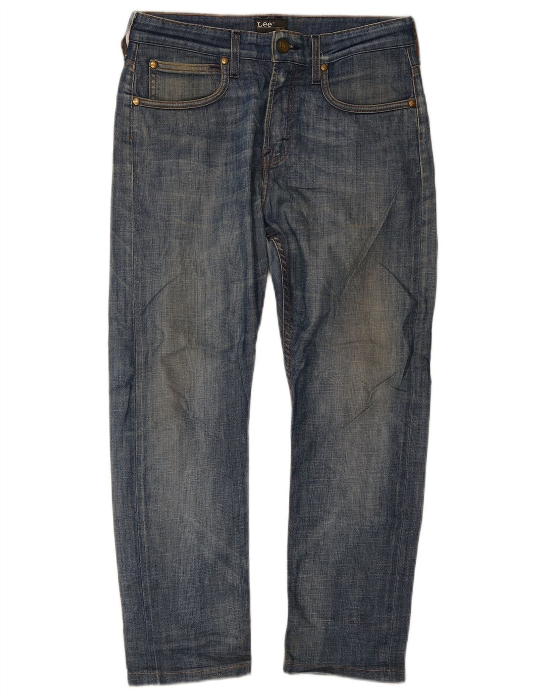 Lee Mens Ramone Slim Jeans W32 L26 Blue Cotton