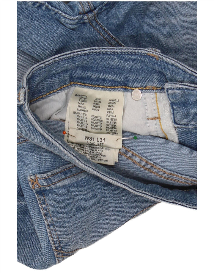 LEE Γυναικείο Scarlett Skinny Jeans W31 L31 Μπλε βαμβακερό