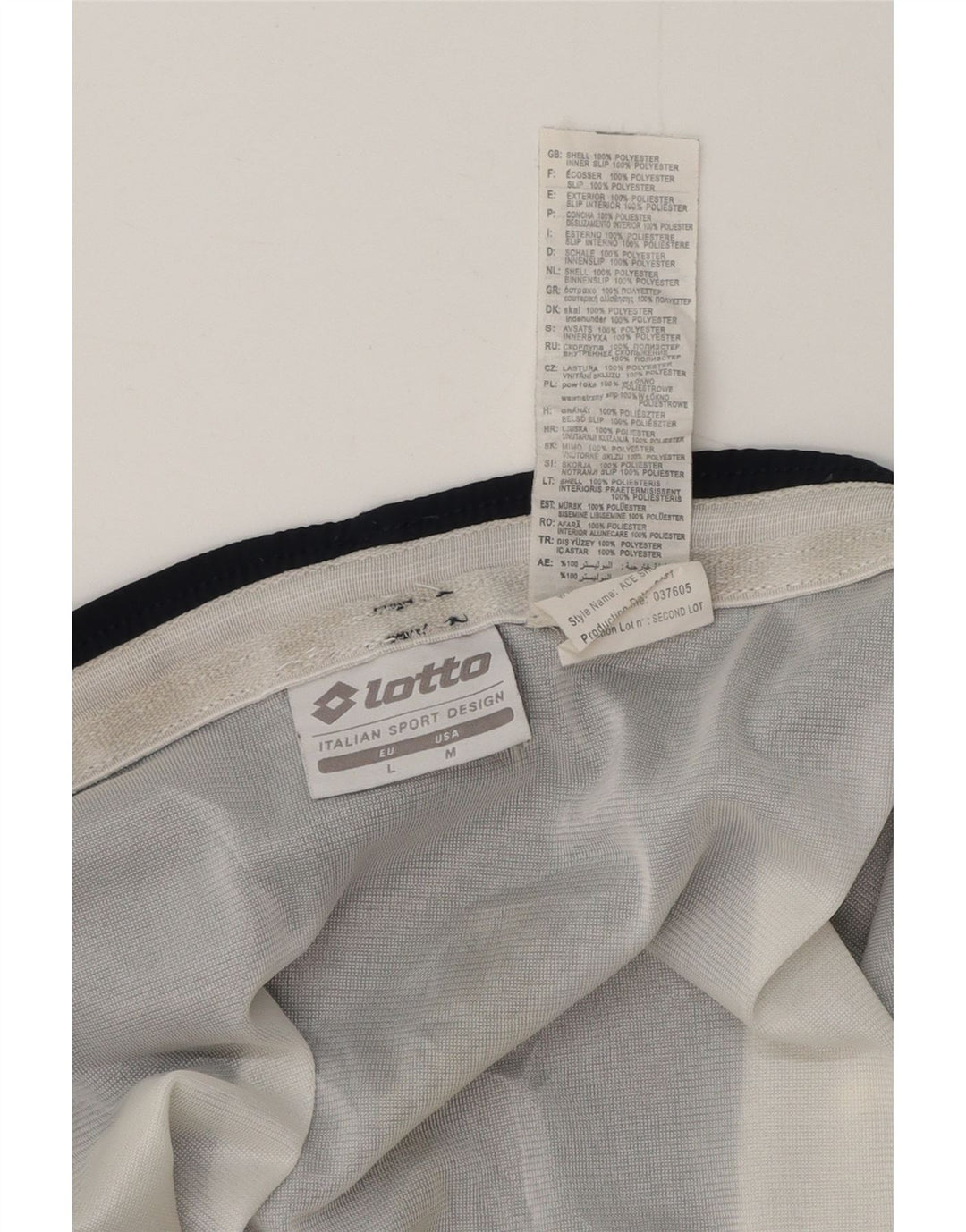 Ανδρικό αθλητικό σορτς Lotto μεγάλο μπλε ναυτικό πολυεστέρα