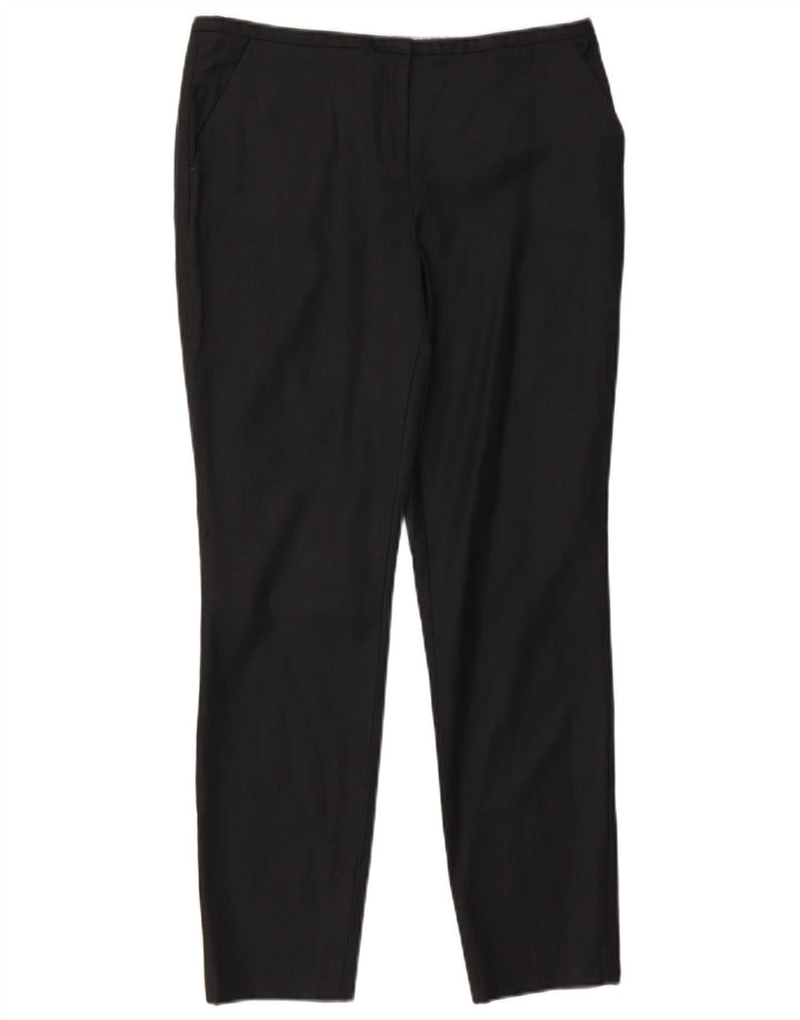 Ted Baker Γυναικείο Slim Suit Παντελόνι Μέγεθος 2 Small W30 L28 Μαύρο μάλλινο