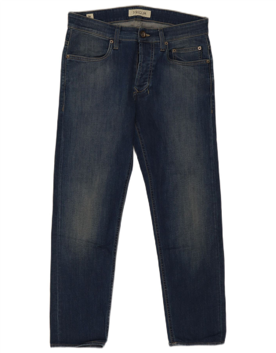 SIVIGLIA Γυναικείο Cropped Jeans W30 L26 Blue Cotton