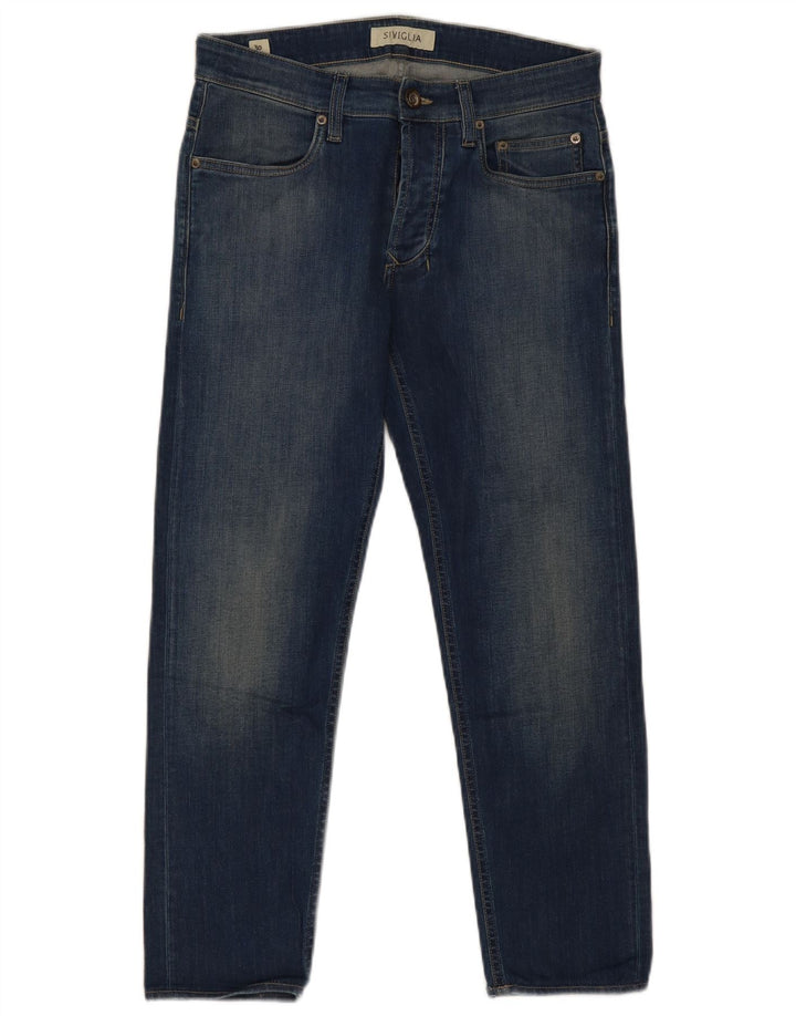 SIVIGLIA Γυναικείο Cropped Jeans W30 L26 Blue Cotton