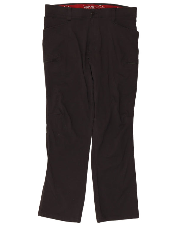 Ανδρικό ίσιο παντελόνι WRANGLER Cargo W36 L32 Μαύρο νάιλον