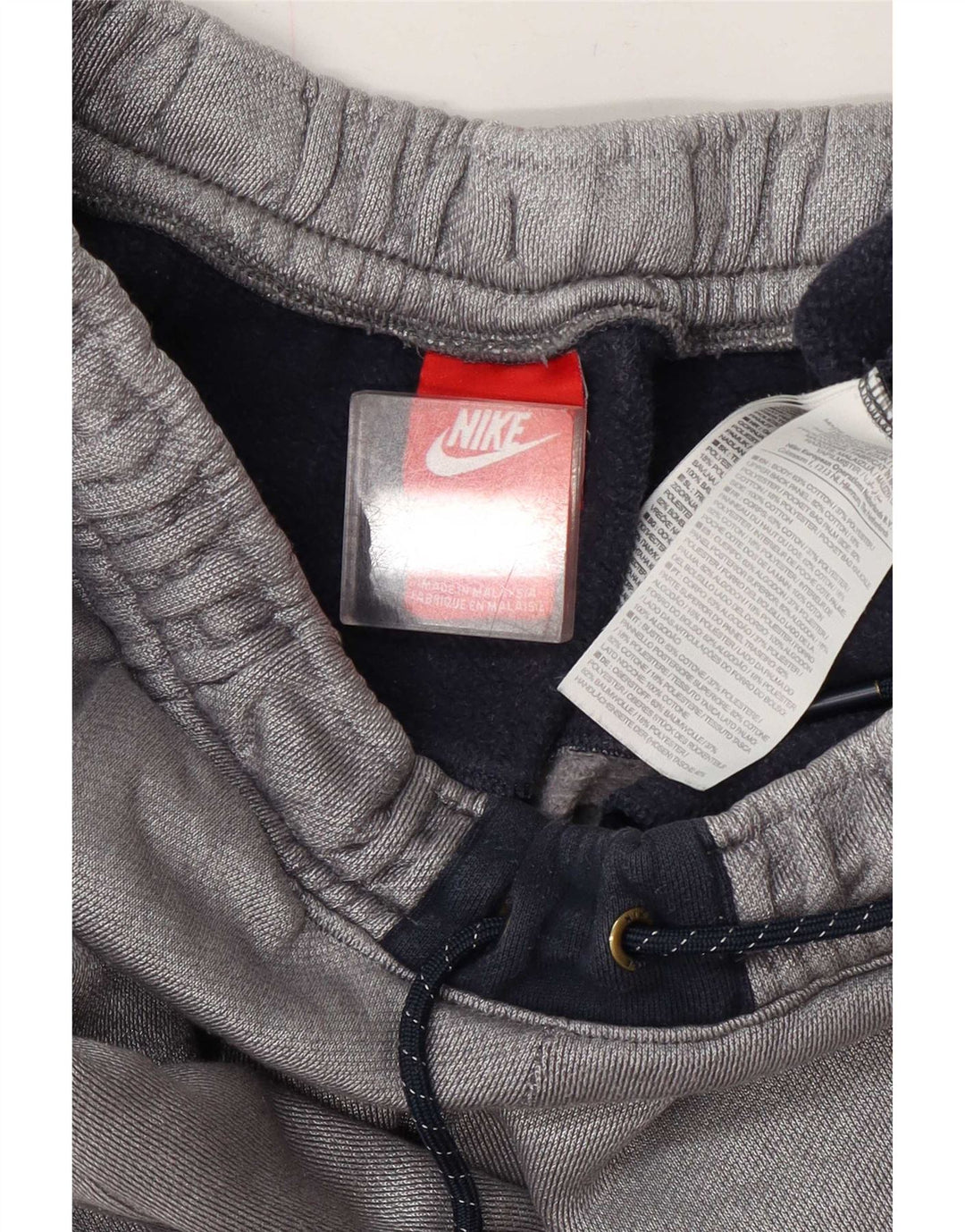 Ανδρικό αθλητικό σορτς Nike με μεγάλο γκρι χρώμα, βαμβακερό