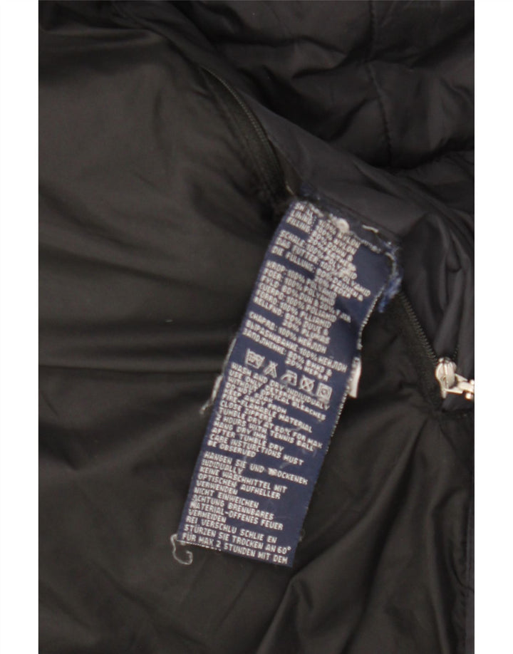 Sergio Tacchini Γυναικείο παλτό UK 14 Medium Black Nylon