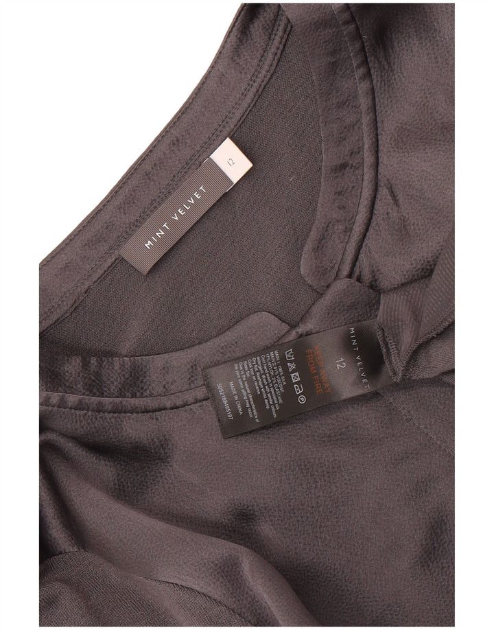 Γυναικεία αθλητική φόρμα MINT VELVET Top Jacket UK 12 Medium Grey Silk
