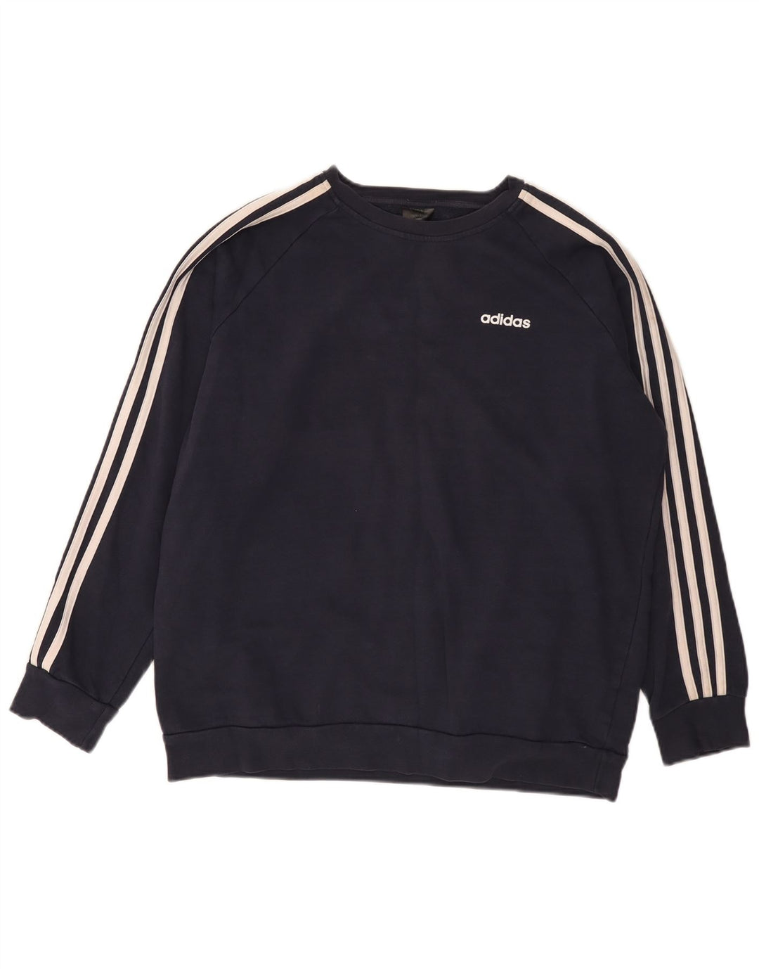 Adidas Γυναικεία φούτερ υπερμεγέθη Jumper UK 12/14 Medium Navy Blue Cotton