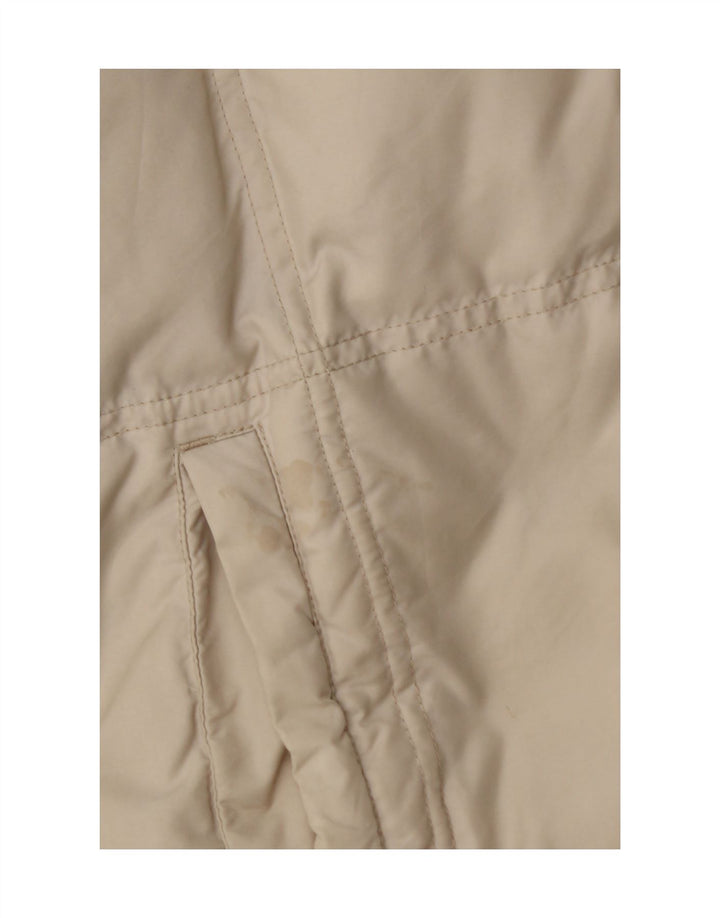 FILA Womens Oversized Padded Jacket UK 10 Small Beige Polyamide Vintage Fila and Second-Hand Fila from Messina Hembry 
