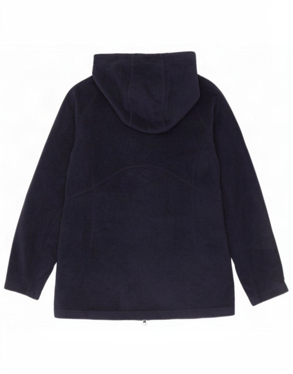 Columbia Γυναικείο Fleece Jacket UK 14 Medium Navy Blue Polyester