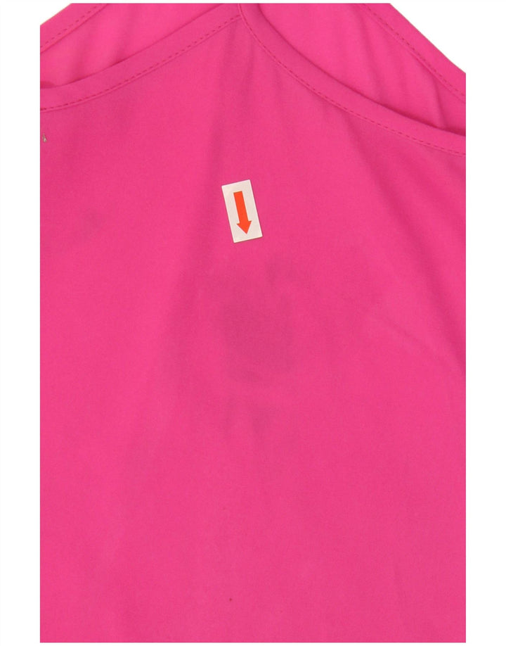 Topshop Womens Cami Top UK 8 Small Pink Polyester
