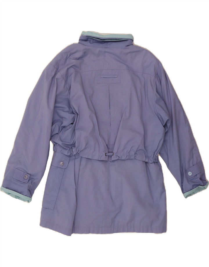 VINTAGE Womens Windbreaker Jacket UK 12 Medium Purple Vintage Vintage and Second-Hand Vintage from Messina Hembry 