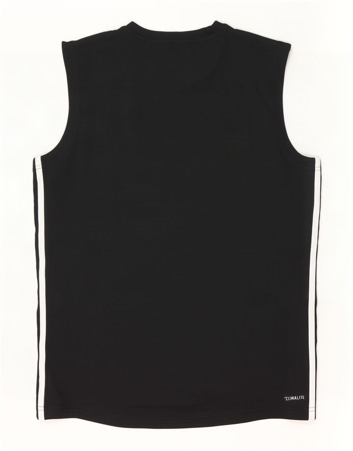 Ανδρικό γραφικό γιλέκο Adidas Climalite Top Medium Black Polyester