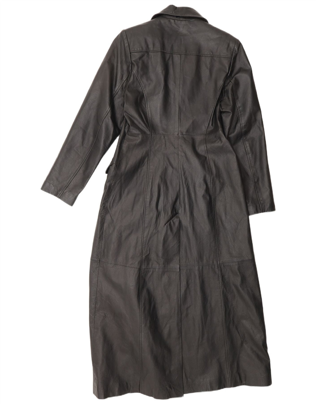 CAPELLE Γυναικείο Δερμάτινο Παλτό UK 12 Medium Black Leather