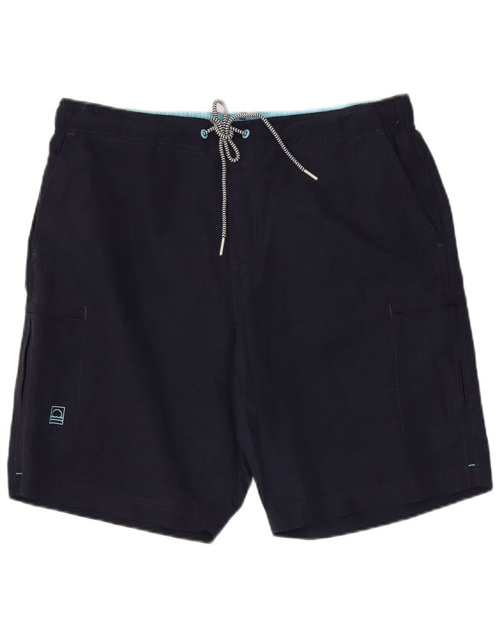 Ανδρικό σορτς κολύμβησης Marks & Spencer Μεγάλο Navy Blue Polyester
