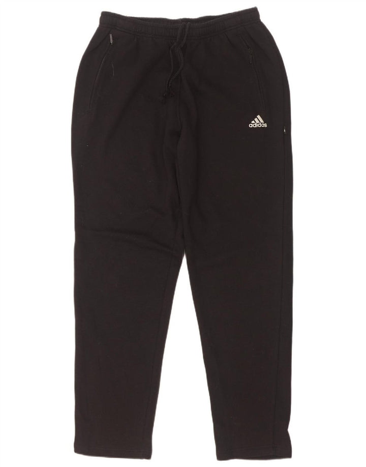 Ανδρική αθλητική φόρμα Adidas, μεσαίο μαύρο βαμβακερό