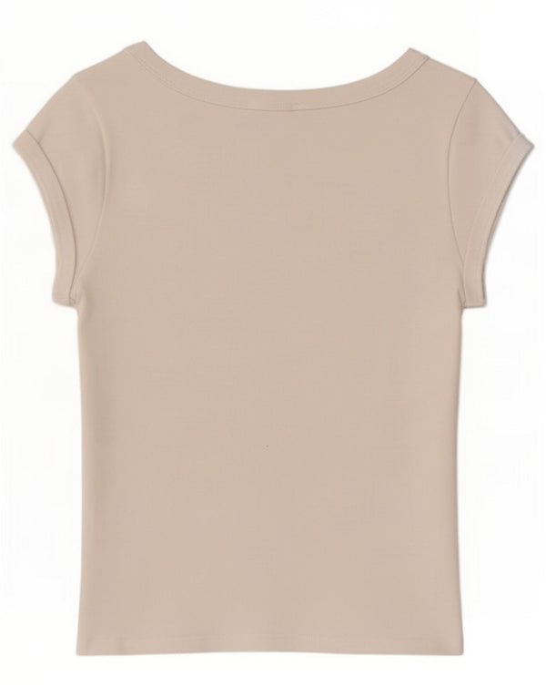 Zara Γυναικείο T-Shirt Top UK 14 Large White